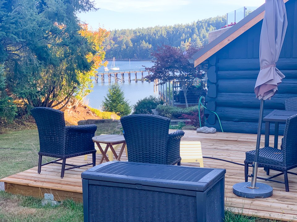 South-facing deck at MayneWave